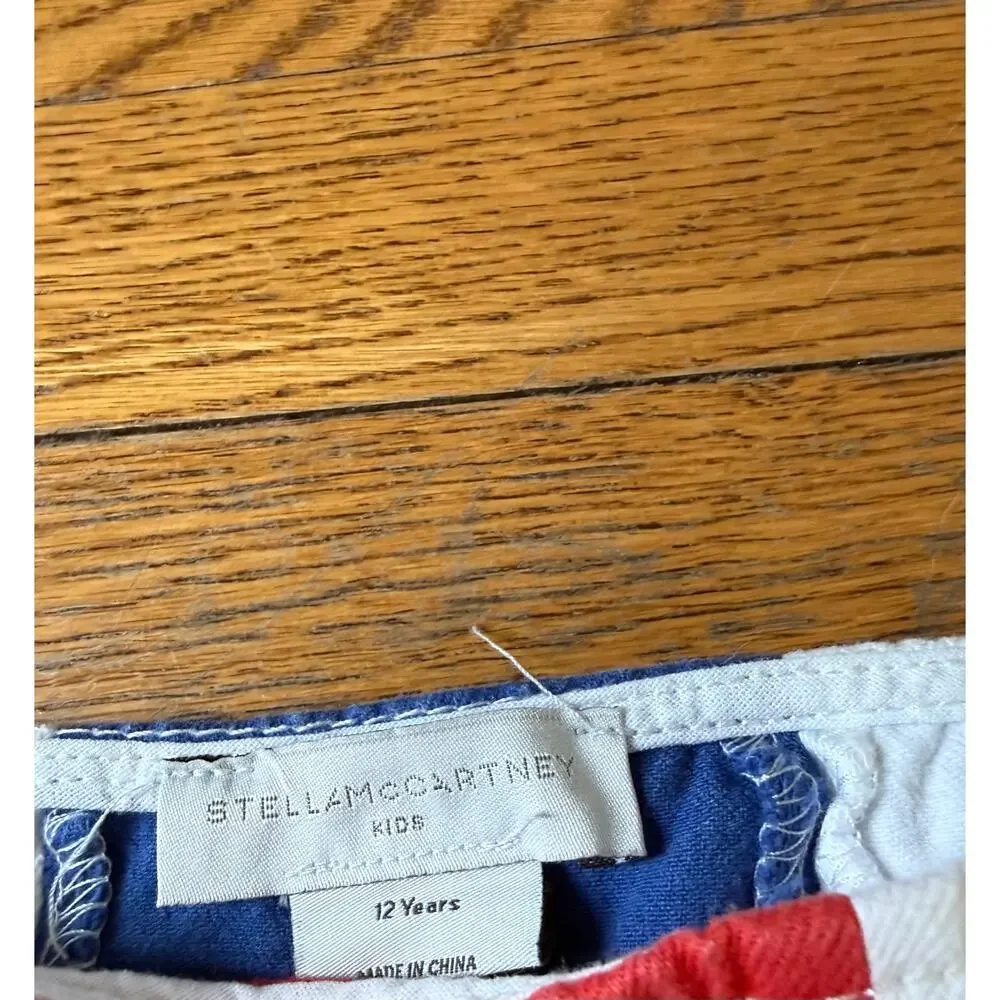 Stella McCartney Kids Girls' Striped Denim Dress Size 12 - Picture 3 of 4